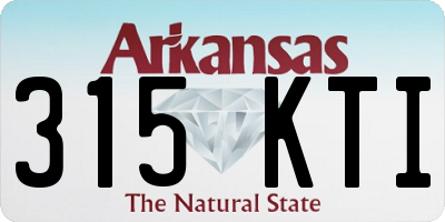 AR license plate 315KTI