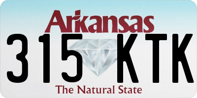 AR license plate 315KTK