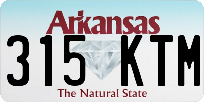 AR license plate 315KTM