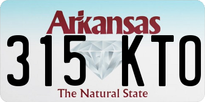 AR license plate 315KTO