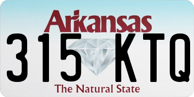 AR license plate 315KTQ