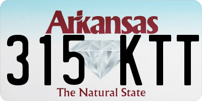 AR license plate 315KTT