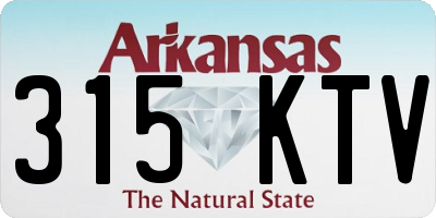 AR license plate 315KTV