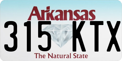 AR license plate 315KTX