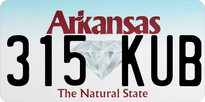 AR license plate 315KUB