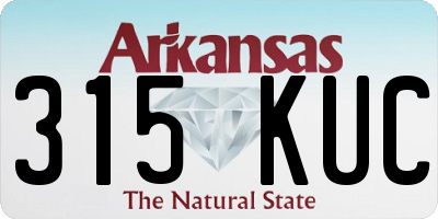 AR license plate 315KUC