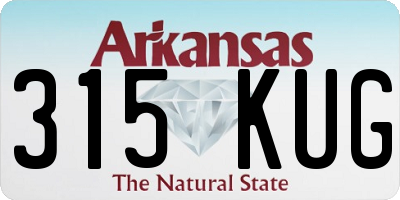 AR license plate 315KUG