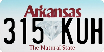 AR license plate 315KUH