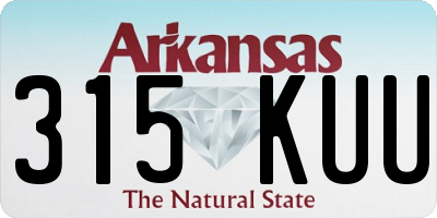 AR license plate 315KUU