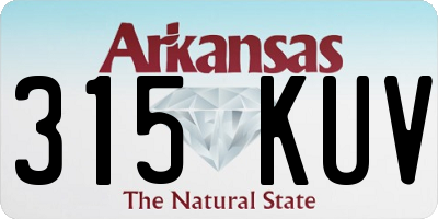 AR license plate 315KUV