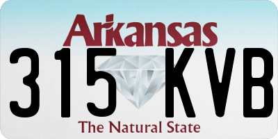 AR license plate 315KVB