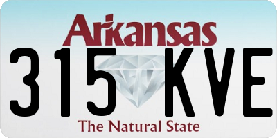 AR license plate 315KVE