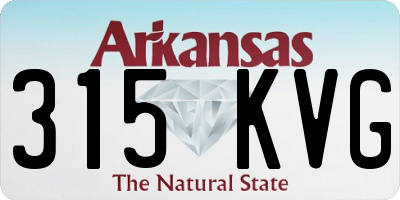 AR license plate 315KVG
