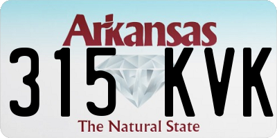 AR license plate 315KVK
