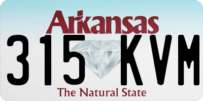AR license plate 315KVM