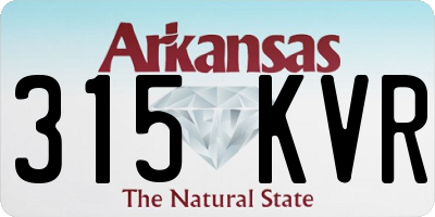 AR license plate 315KVR