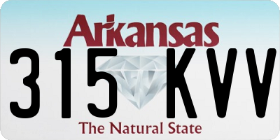 AR license plate 315KVV