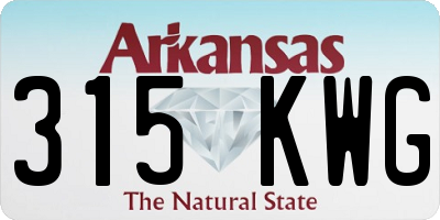 AR license plate 315KWG