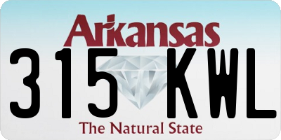 AR license plate 315KWL
