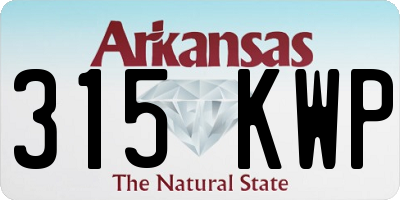 AR license plate 315KWP