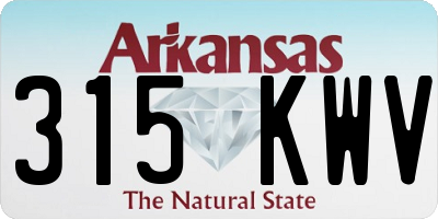 AR license plate 315KWV