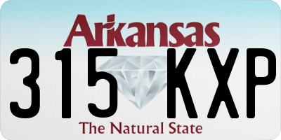 AR license plate 315KXP