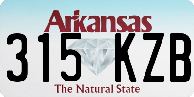 AR license plate 315KZB