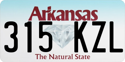 AR license plate 315KZL