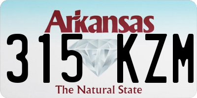 AR license plate 315KZM