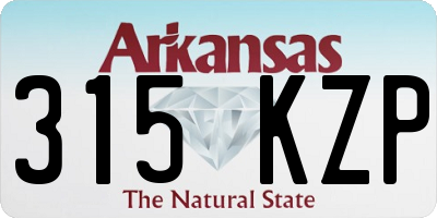 AR license plate 315KZP