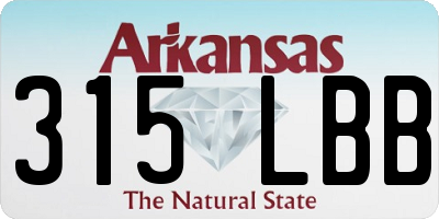 AR license plate 315LBB