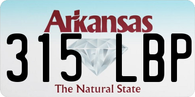 AR license plate 315LBP