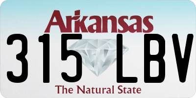AR license plate 315LBV