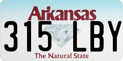 AR license plate 315LBY