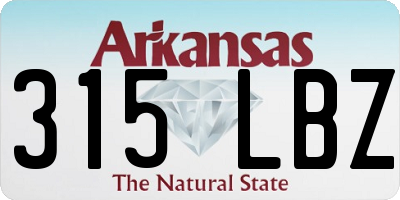 AR license plate 315LBZ