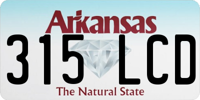 AR license plate 315LCD
