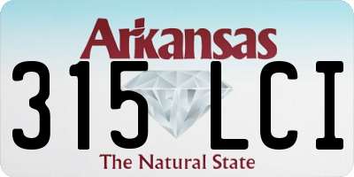 AR license plate 315LCI