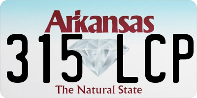 AR license plate 315LCP