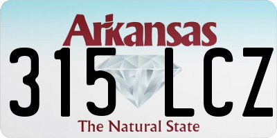 AR license plate 315LCZ