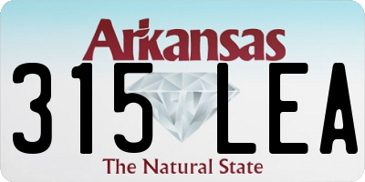 AR license plate 315LEA