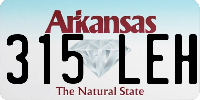 AR license plate 315LEH