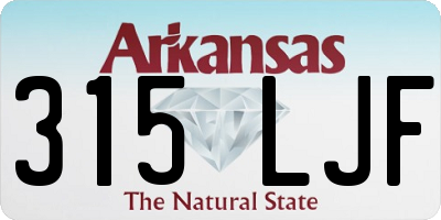 AR license plate 315LJF