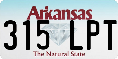 AR license plate 315LPT