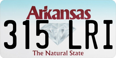 AR license plate 315LRI