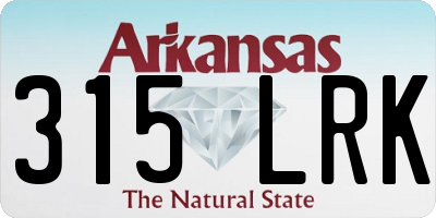 AR license plate 315LRK