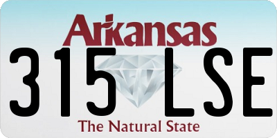 AR license plate 315LSE