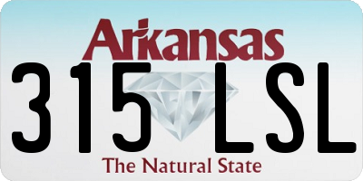 AR license plate 315LSL