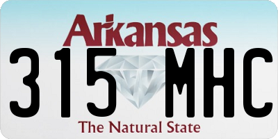 AR license plate 315MHC