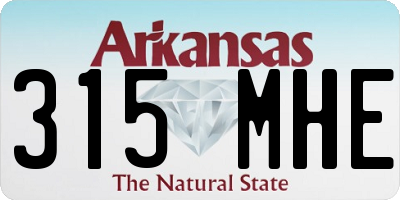 AR license plate 315MHE