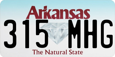 AR license plate 315MHG